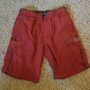 Maroon Cargo Shorts